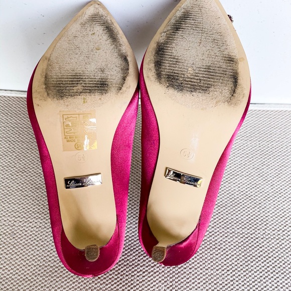 Lauren Lorraine Carolyn red pump - Picture 5 of 7